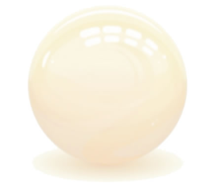 White billiards ball